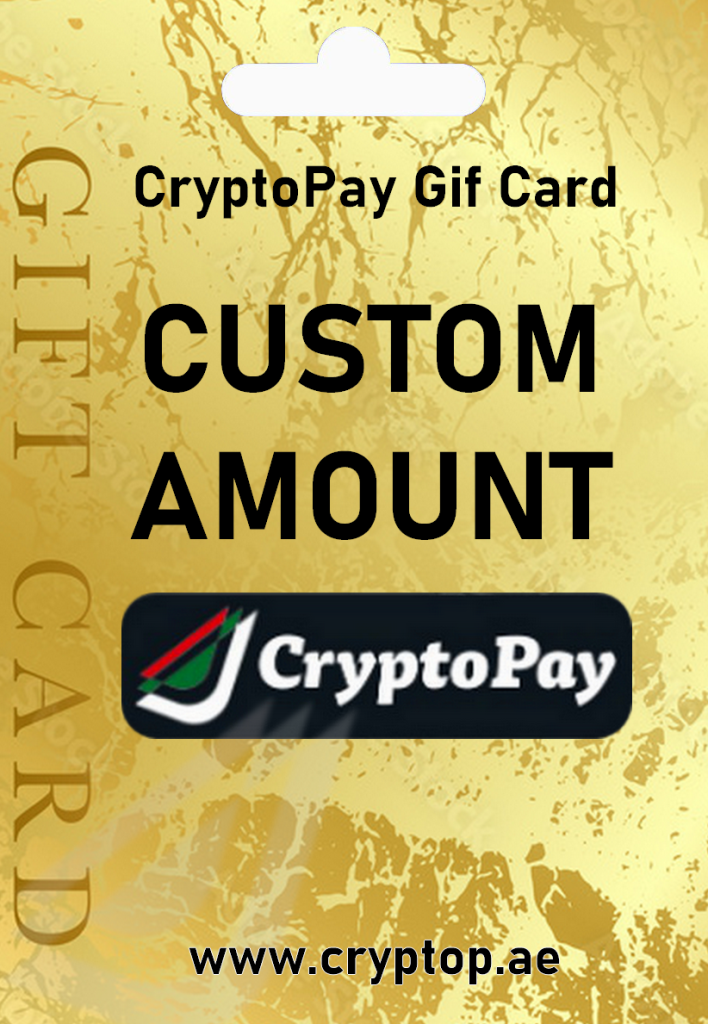 CryptoPay Gift Card CUSTOM AMOUNT